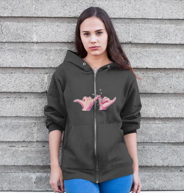 Katseye Touch Hands Zipper Hoodie