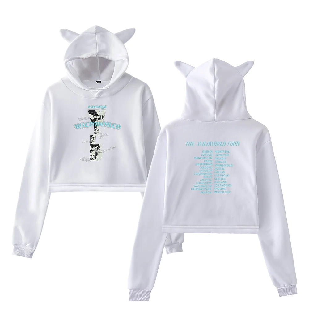 KATSEYE Wildworld Tour Cropped Hoodie - Image 3